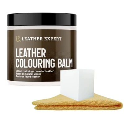 Abbildung von Leder Reparatur Set 250ml Lederfarbe Weiß Lederpflege Auto Ledersofa Pflegemittel für Naturleder, Verblasstes und Leicht Abgenutztes ausreichend 2 Sitzer Sofa Sessel