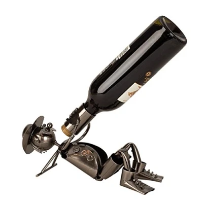 Abbildung von Flaschenhalter Trinker 14,5 cm x 29 Flaschenständer Weinhalter Metallständer