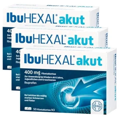 Abbildung von IBUHEXAL akut 400 Filmtabletten (3x 50St)