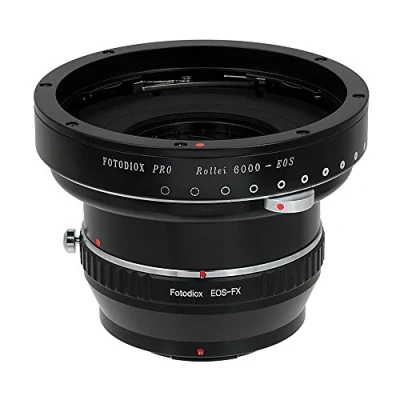 Abbildung von Fotodiox Pro Combo Lens Adapter Kit Compatible with Rollei 6000 Lenses on Fujifilm X Mount Cameras