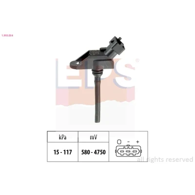 Abbildung von EPS 1.993.054 Luftdrucksensor, Höhenanpassung Made in Italy OE Equivalent OPEL: Corsa D Schrägheck, Zafira B, Astra H Caravan
