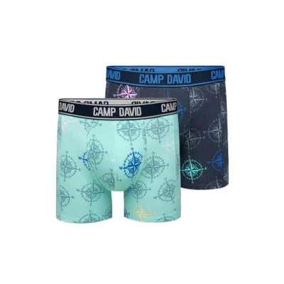 Abbildung von Camp David 2 PACK Panties, Herren, Größe: 3XL, Blue navy sun aqua