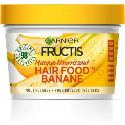 Abbildung von Garnier Fructis Nährende Maske Banane für sehr trockenes Haar 390 ml