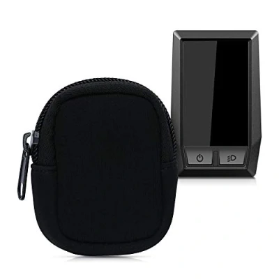 Abbildung von kwmobile Tasche kompatibel mit Bosch Nyon 2 E Bike Computer Neopren Hülle Schutztasche Schwarz