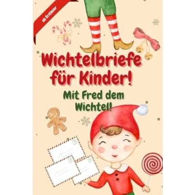 Abbildung von Wichtelbriefe für Kinder! mit Fred dem Wichtel! ab Erstleser: Das Buch zauberhaften Briefen die Wichteltür Geschichten, Bastelideen, Ausmalbilder Weihnachtszeit