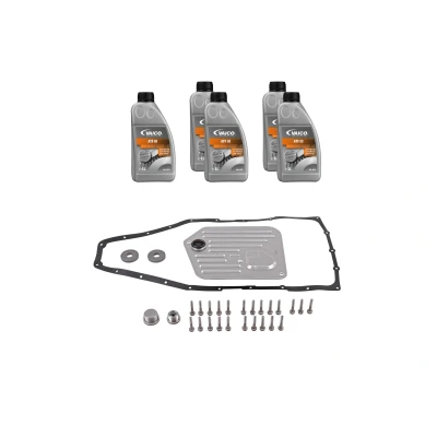 Abbildung von VAICO V20 2083 Teilesatz, Ölwechsel Automatikgetriebe mit Dichtung Ölmenge für Standardölwechsel, Dichtring EXPERT KITS + BMW: 5 Touring