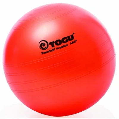 Abbildung von Togu Gymnastikball Powerball Premium ABS (Berstsicher), orange, 55 cm