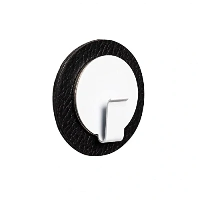 Abbildung von Crochet plat magnétique Silwy Ø 65 mm blanc + pad en gel noir