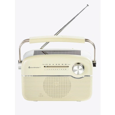 Abbildung von soundmaster TR480BE Akku Radio UKW Solarpanel Beige