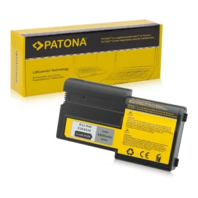 Abbildung von PATONA Laptop Akku für IBM Thinkpad R32 R40 [ Li ion; 4400mAh; schwarz ]