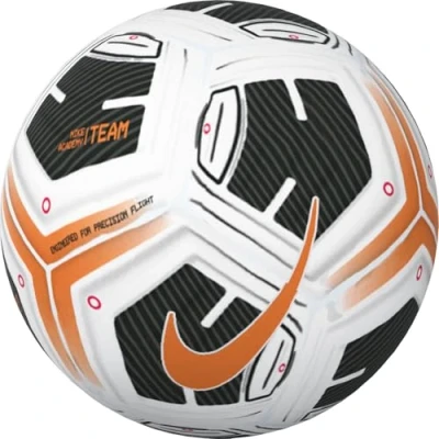 Abbildung von Nike FZ7540 101 NK Academy Team FA24 Recreational Soccer Ball Unisex White/Black/TOTAL ORANGE Größe 4