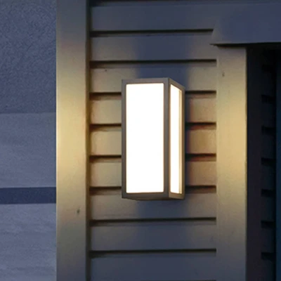 Abbildung von RZB HB 101 LED Außenwandleuchte frontal/seitlich