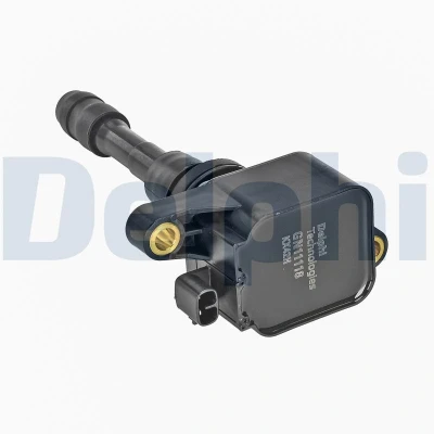 Abbildung von DELPHI GN11118 12B1 Zündspule 2 polig 12V Anschlussausführung SAE RENAULT: MEGANE 3 Grandtour, GRAND SCENIC 3, Coupe