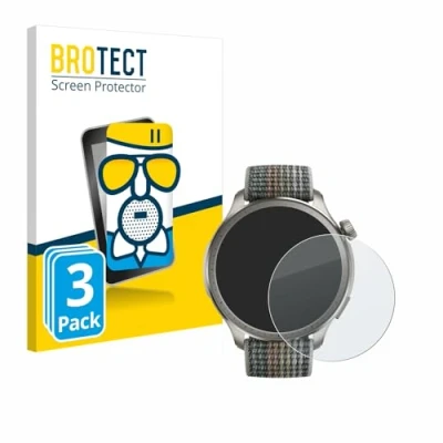 Abbildung von BROTECT Entspiegelungs Schutzglas für Huami Amazfit Balance (3 Stück) Schutz Folie Panzerfolie Glas Matt [Extrem Kratzfest 9H, Anti Reflex]