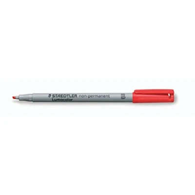 Abbildung von Staedtler Folienstift Lumocolor B nonpermanent rot