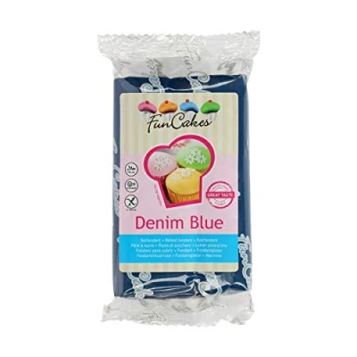 Abbildung von FunCakes Fondant Denim Blue 4er Pack (4 x 250 g)
