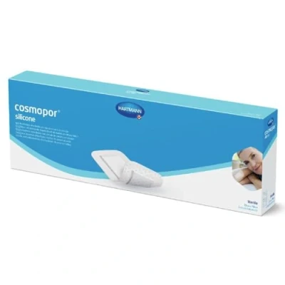 Abbildung von Cosmopor Silicone Wundverband 10x35 cm 10 St