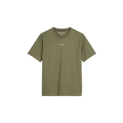 Abbildung von Marc O&#039;Polo Short Sleeve LOGO Tshirt basic, Herren, Größe: XXL, Oak ash