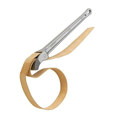 Abbildung von RIDGID 31365 Modell 5 Gurtrohrzange, 8&quot; Bandschlüssel mit verstellbarer Kapazität und 48&quot; Band