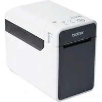 Abbildung von Brother TD 2020A Etikettendrucker, mit 200dpi und 152 mm/Sek. Druckgeschwindigkeit. 56mm Druckbreite, USB Serielle Schnittstelle