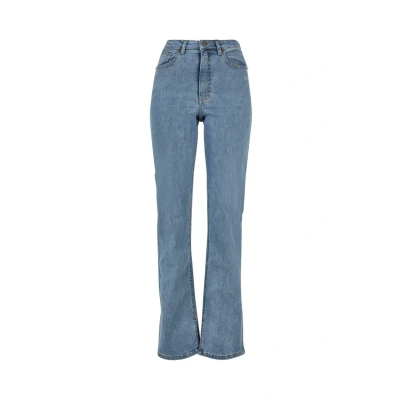 Abbildung von Urban Classics Jeans Straight Leg, Damen, Größe: 28, Tinted lightblue washed