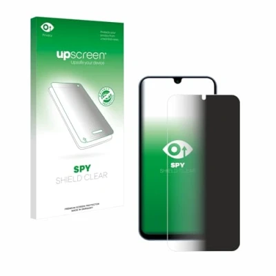 Abbildung von upscreen Anti Spy Blickschutzfolie für Samsung Galaxy A15 5G Privacy Screen Displayschutz Folie [Sichtschutz, Blaulichtfilter]