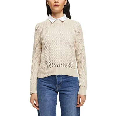 Abbildung von ESPRIT Damen 013EE1I315 Pullover, 260/LIGHT Taupe, L
