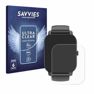 Abbildung von Savvies 6 Stück Schutzfolie für Sudugo P66E 1.85&quot; Displayschutz Folie Ultra Transparent