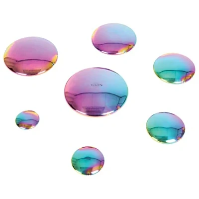 Abbildung von Tickit Sensorisch Reflektierende FARBKNÖPFE, SP Blockspielzeug multicoloured für Kinder, Größe: One Size, Multi coloured