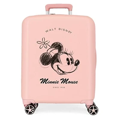 Abbildung von Disney Minnie You are Magic Nude Kabinenkoffer 40x55x20 cm Starres ABS Integrierter TSA Verschluss 38,4L 2,82 kg 4 Doppelrollen Handgepäck