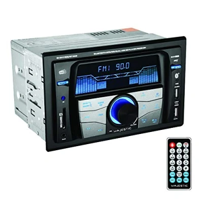 Abbildung von Majestic SV 517 RDS BT DAB Autoradio FM Stereo DAB+ Bluetooth, Doppel DIN, USB/SD/AUX IN, USB Charger, 180W(45x4ch), schwarz