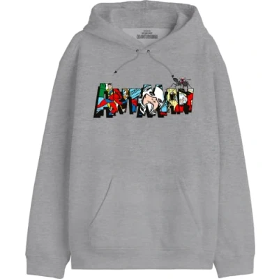 Abbildung von Marvel Herren Meantmmsw019 Kapuzenpullover, Grau meliert, M