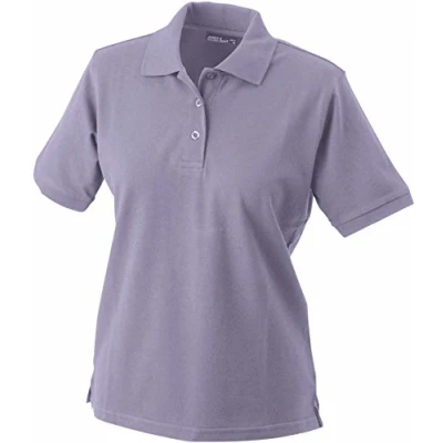 Abbildung von James &amp; Nicholson Damen Ladies&#039; Polo Poloshirt, Rot (rot Lilac), Small