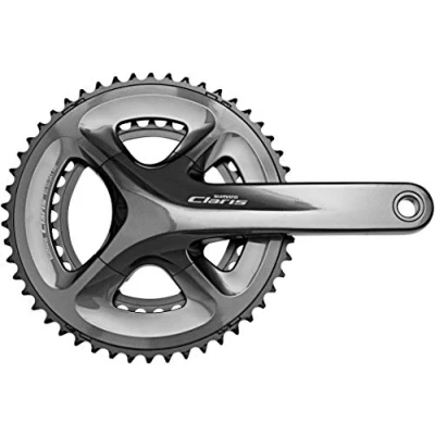 Abbildung von Shimano Unisex Erwachsene Claris Kettenradgarnitur, Schwarz,Grau, Einheitsgröße