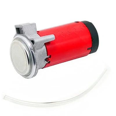 Abbildung von YIYIDA Trumpet Air Pump Luftkompressor roter 12V Luftpumpe Hupenmotor Trompetenluftpumpe Luftpumpen Kit Schlauchmotor verwendet für super Laute Trompete, um das eines Auto zu ersetzen