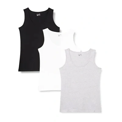Abbildung von berydale Damen Tank Top aus 100% Baumwolle im Multipack