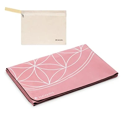 Abbildung von Navaris Yogamatte Faltbare Reise inkl. Tasche 1,5mm dünn leicht (1 St)