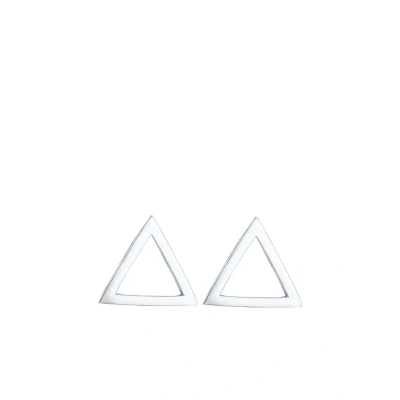 Abbildung von Elli GEO Minimal Trend Ohrringe silvercoloured, Damen, Größe: One Size, Silver coloured