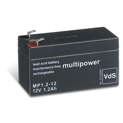 Abbildung von akku net Bleiakku (multipower) MP1,2 12 VDs, 12V, Lead Acid