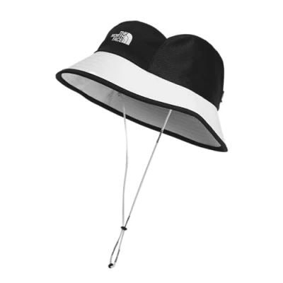 Abbildung von The North Face RUN Bucket Unisex Hut, Größe: L/XL, Black/white