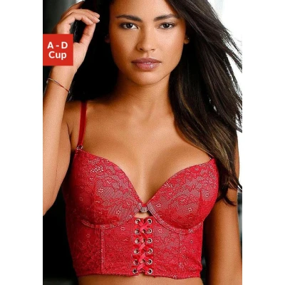 Abbildung von Lascana Jette BY Pushup BRA BH, Damen, Größe: 70C, Red