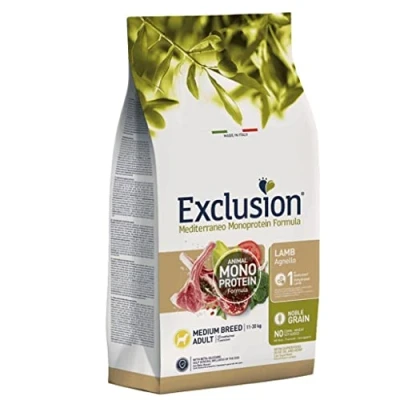 Abbildung von Exclusion Mediterraneo Noble Grain Adult Lamm Large 12kg