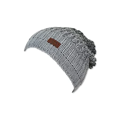 Abbildung von Sterntaler Unisex Kinder Strickmütze Strukturen Mütze, Silber Mel, 55