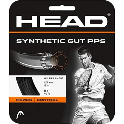 Abbildung von HEAD Unisex Erwachsene Synthetic Gut PPS Set Tennis Saite, Black, 16