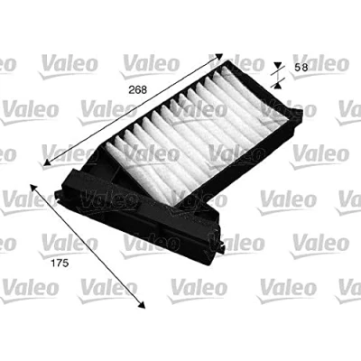 Abbildung von VALEO CLIMFILTER COMFORT 715528 Innenraumfilter Partikelfilter 268 109 31 MITSUBISHI: GALANT 6 Kombi,