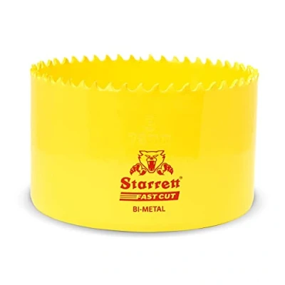 Abbildung von Starrett HSS Bi Metall Lochsäge FCH0314 schnell geschnittene extra Kobalt für rostfreies Holzblech Kunststoff Verschiedene Materialien 83mm