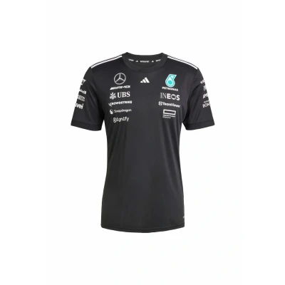 Abbildung von adidas Performance AMG Petronas Formula ONE Driver Tshirt print Black white, Damen, Größe: XXS, white