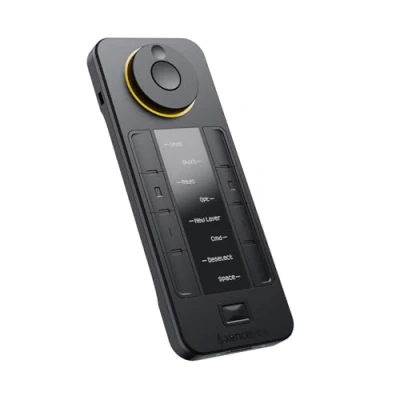 Abbildung von Xencelabs Quick Keys Fernbedienung mit Display für Grafiktablett, Zeichentablett, Wireless Hotkeys Shortcut Remote Tasten Video und Bildbearbeitung Kompatibel Windows ARM/Windows/Mac/Linux