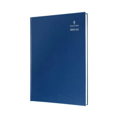 Abbildung von Collins Standard Desk Academic 202324 A4 Tagesansicht, Jahresplaner (Termine), FSC Mix Papier, Schul , Hochschul oder Universitäts Tagebuch Juli 2023 bis 2024 Blau 44M.60 2324