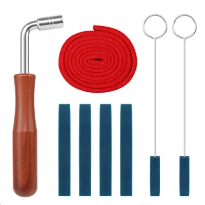 Abbildung von Jubaopen 8PCS Piano Tuning Kit Inklusive Stimmschlüssel Hammer Temperament Strip Rubber Mutes Dämpfer mit Griffen für